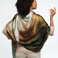 The Met Store Sublime Landscapes Durand Oversize Oblong Silk Scarf* Scarves & Wraps