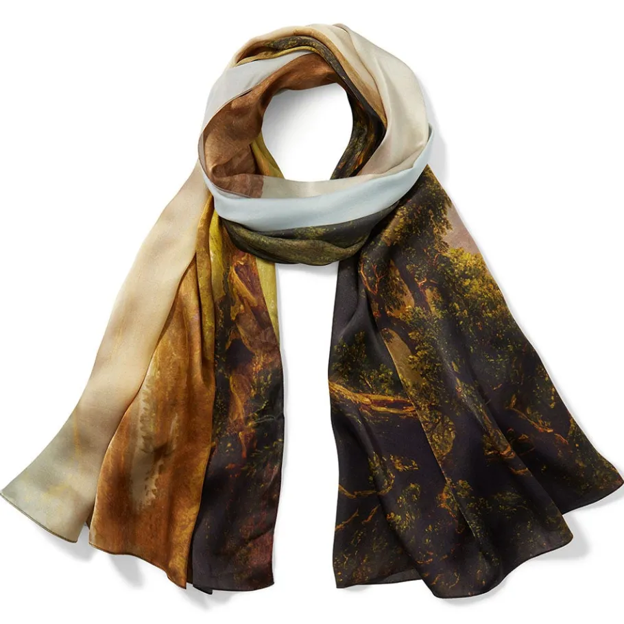 The Met Store Sublime Landscapes Durand Oversize Oblong Silk Scarf* Scarves & Wraps