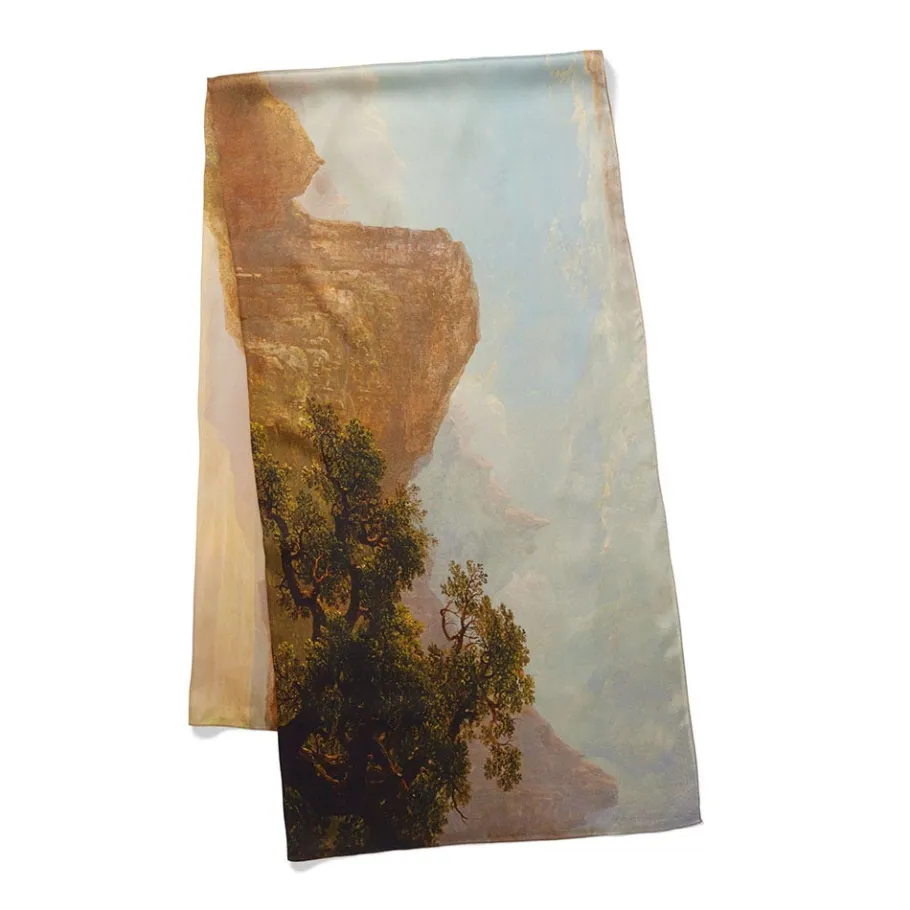 The Met Store Sublime Landscapes Durand Oversize Oblong Silk Scarf* Scarves & Wraps