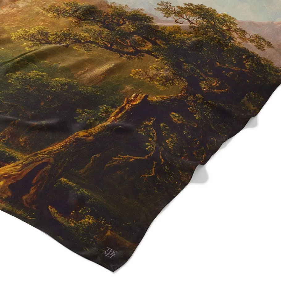 The Met Store Sublime Landscapes Durand Oversize Oblong Silk Scarf* Scarves & Wraps
