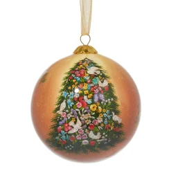 The Met Store Tait-Henson Bower of Beauty Hand-Painted Glass Ornament* Ornaments