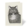 The Met Store The Favorite Cat Quilled Card* Notecards & Correspondence