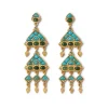 The Met Store Tibetan Mandala Fringe Drop Earrings* Earrings