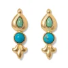 The Met Store Tibetan Turquoise Drop Earrings* Earrings