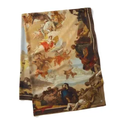 The Met Store Tiepolo Allegory of the Planets and Continents Oversize Unisex Oblong Silk Scarf* Scarves & Wraps