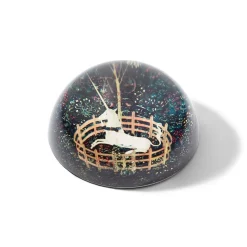 The Met Store Unicorn in a Garden Paperweight* Office