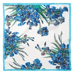 The Met Store Van Gogh Iris Motif Silk Neckerchief* Scarves & Wraps