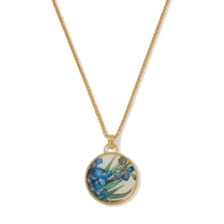 The Met Store Van Gogh Irises Enamel Pendant Necklace* Necklaces