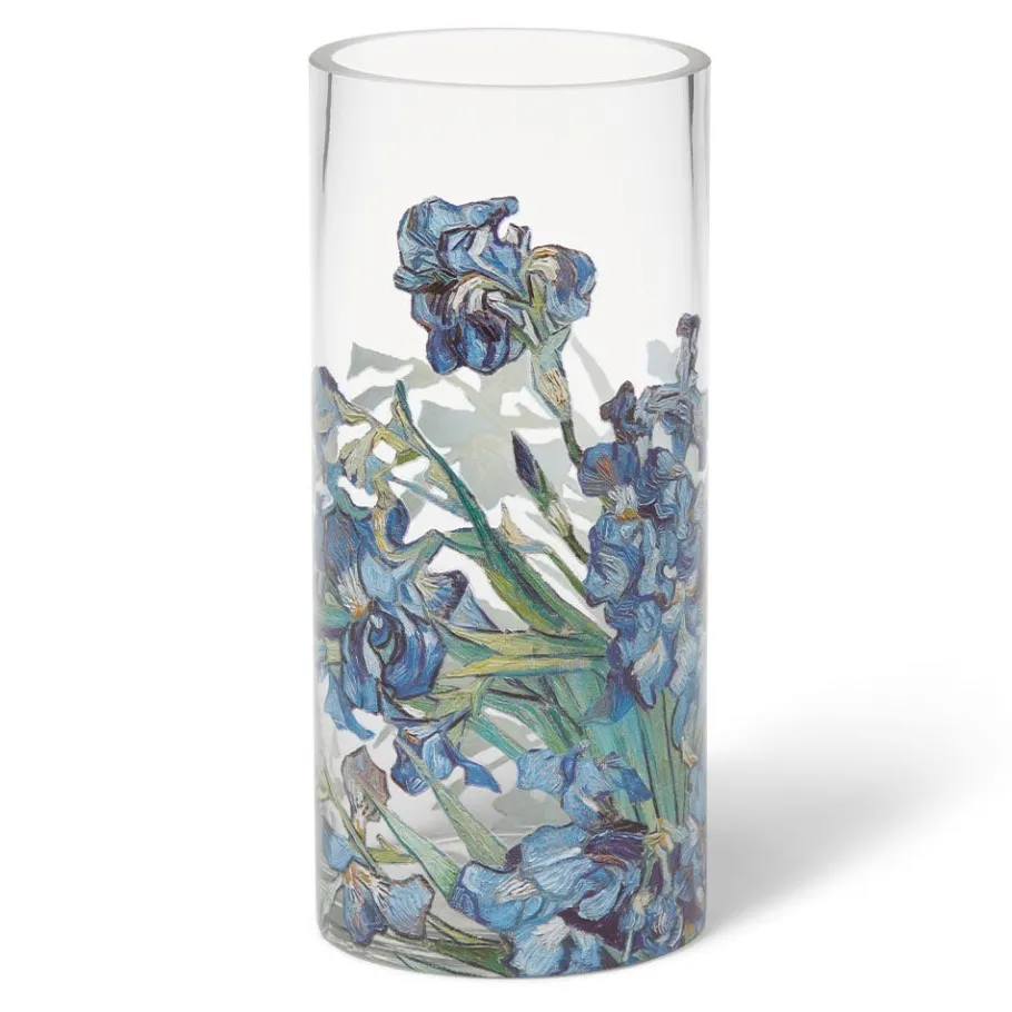 The Met Store Van Gogh Irises Glass Vase* Tableware|Decorative Accents