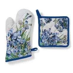 The Met Store Van Gogh Irises Pot Holder and Oven Mitt Set* Tableware