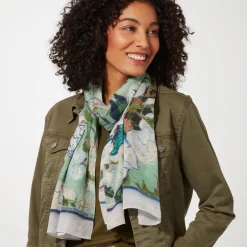 The Met Store Van Gogh Roses Oblong Silk Scarf* Scarves & Wraps
