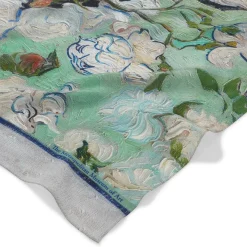 The Met Store Van Gogh Roses Oblong Silk Scarf* Scarves & Wraps