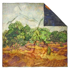 The Met Store Van Gogh Stylized Nature Double-Sided Square Silk Scarf* Scarves & Wraps