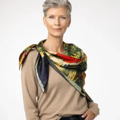 The Met Store Van Gogh Stylized Nature Double-Sided Square Silk Scarf* Scarves & Wraps