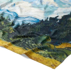 The Met Store Van Gogh Wheat Field with Cypresses Oversize Oblong Silk Scarf* Scarves & Wraps