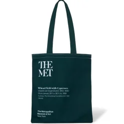 The Met Store Van Gogh Wheat Field with Cypresses Tote* Bags