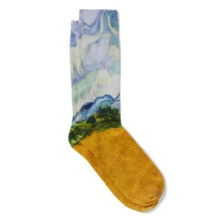 The Met Store Van Gogh Wheat Field with Cypresses Men's Socks* Small Accessories