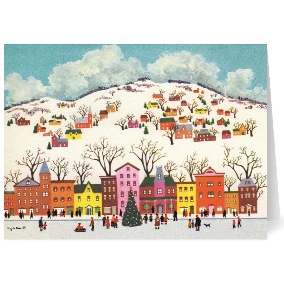 The Met Store Virginia Dehn: Village Scene Holiday Cards* Holiday Cards