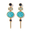 The Met Store Wedjat Eye Scarab Drop Earrings* Earrings