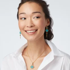 The Met Store Wedjat Eye Scarab Drop Earrings* Earrings