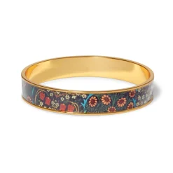 The Met Store William Morris Blackthorn Enamel Bangle* Bracelets