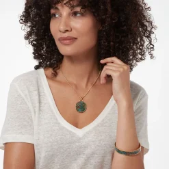 The Met Store William Morris Blackthorn Enamel Bangle* Bracelets