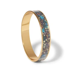 The Met Store William Morris Blackthorn Enamel Bangle* Bracelets