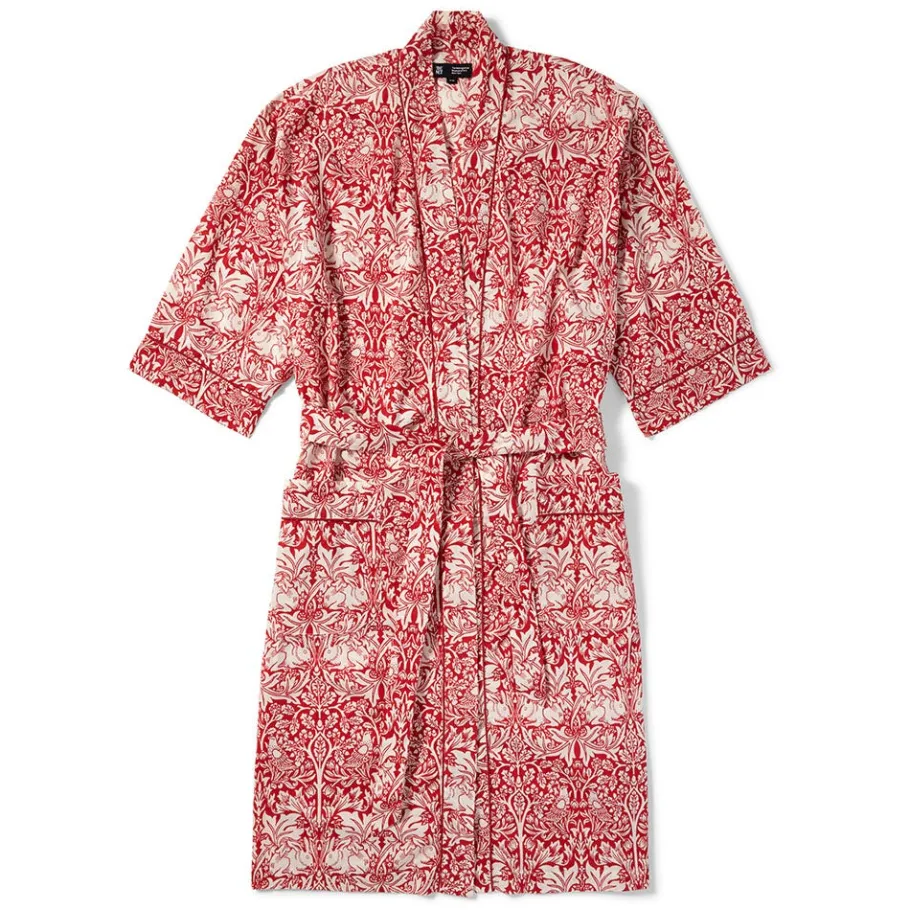 The Met Store William Morris Brother Rabbit Unisex Cotton Robe* Clothing