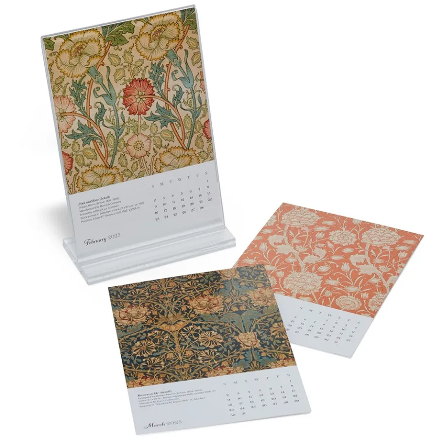 The Met Store William Morris Plexiglass Calendar Refill 2025* Calendars