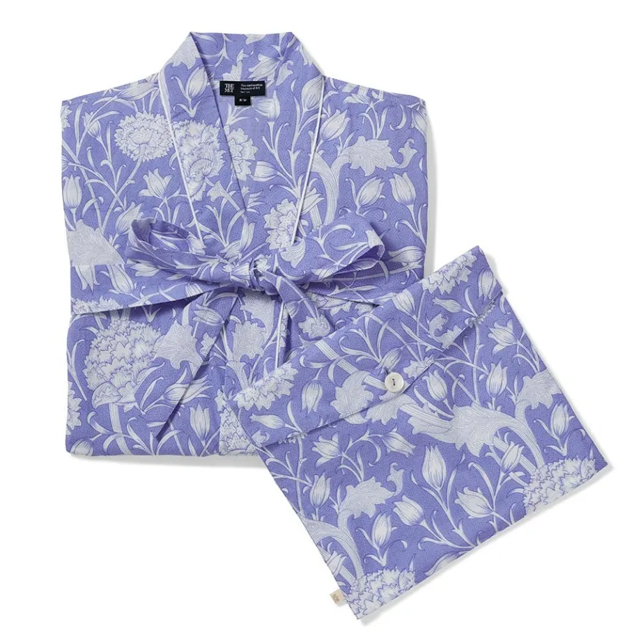 The Met Store William Morris Wild Tulip Women's Cotton Robe* Clothing