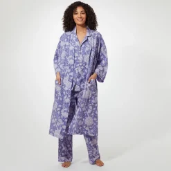 The Met Store William Morris Wild Tulip Women's Cotton Robe* Clothing