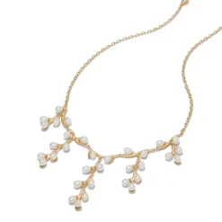 The Met Store Willow Catkins Pearl Bib Necklace* Necklaces